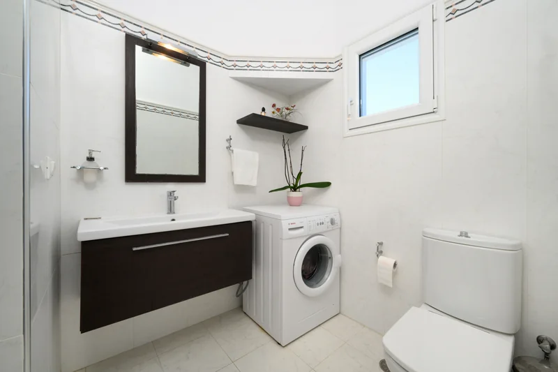 Ground floor guest WC in Olga’s Luxury Villa Corfu